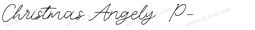 Christmas Angely   P字体转换